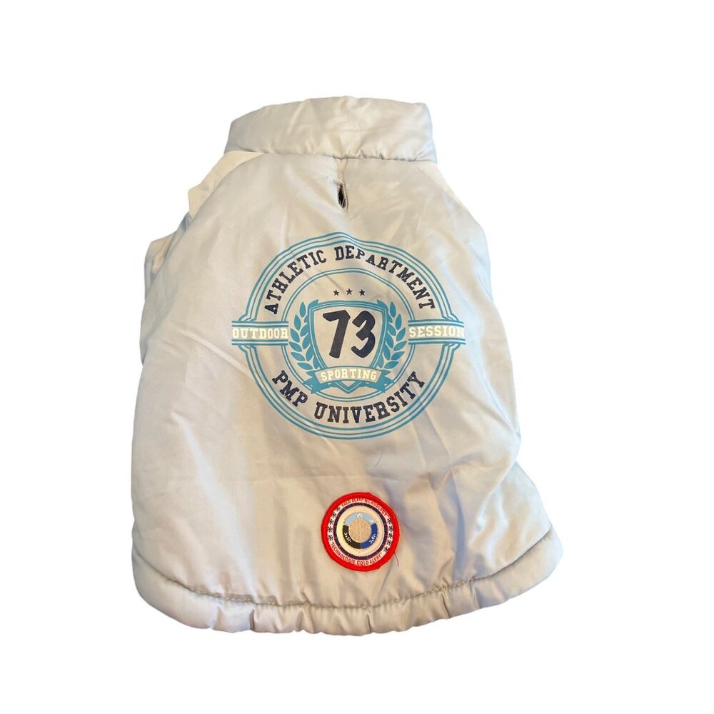 PMP Protect Me Pets Dog Jacket Coat Cold Alert Tech Athletic Dept Design Size M